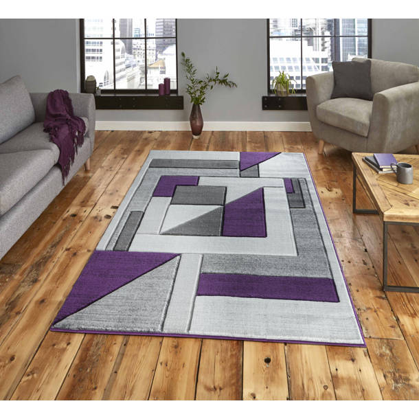 Ebern Designs Balderston Purple Rug & Reviews Wayfair